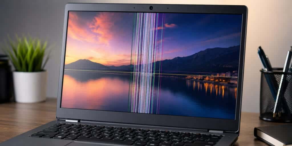 how to fix dead pixel lines on a laptop