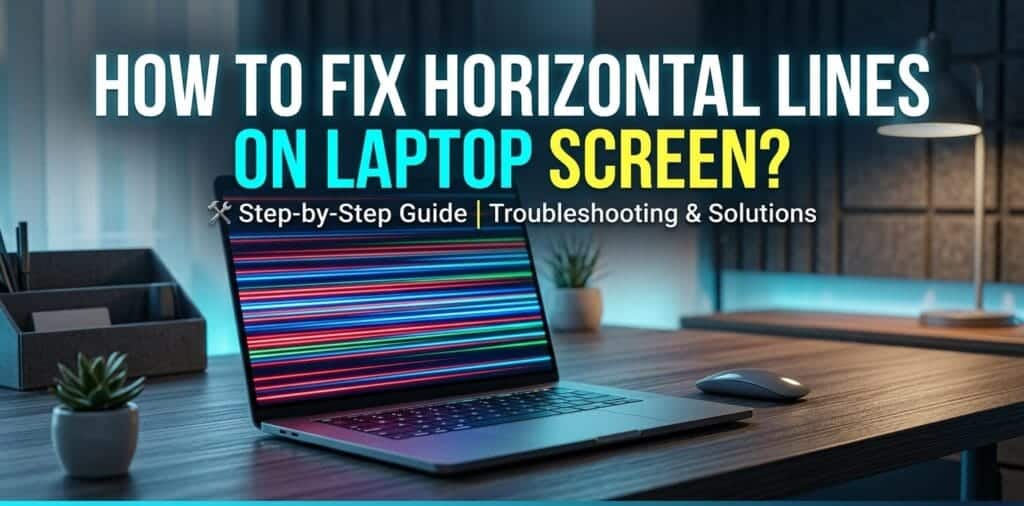 how to fix horizontal lines on laptop screen