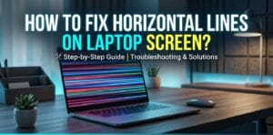 how to fix horizontal lines on laptop screen