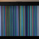 how to fix rainbow screen on laptop