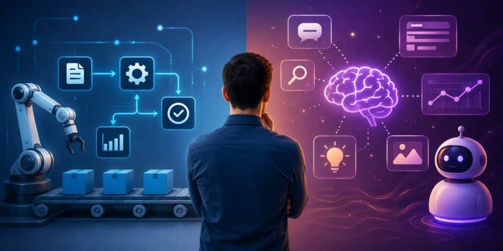 AI Agent vs Automation Tool