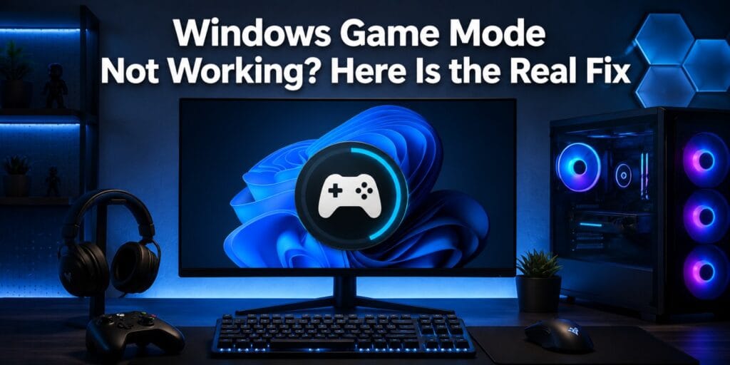Windows Game Mode Not Working