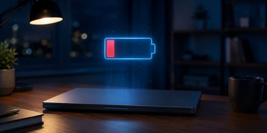 laptop battery drain when turned off