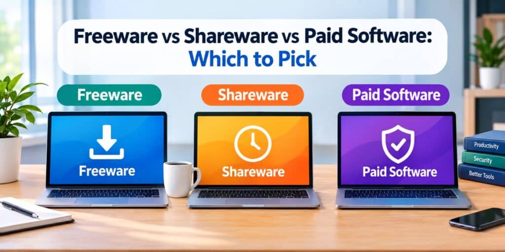 Freeware vs Shareware vs Paid Software