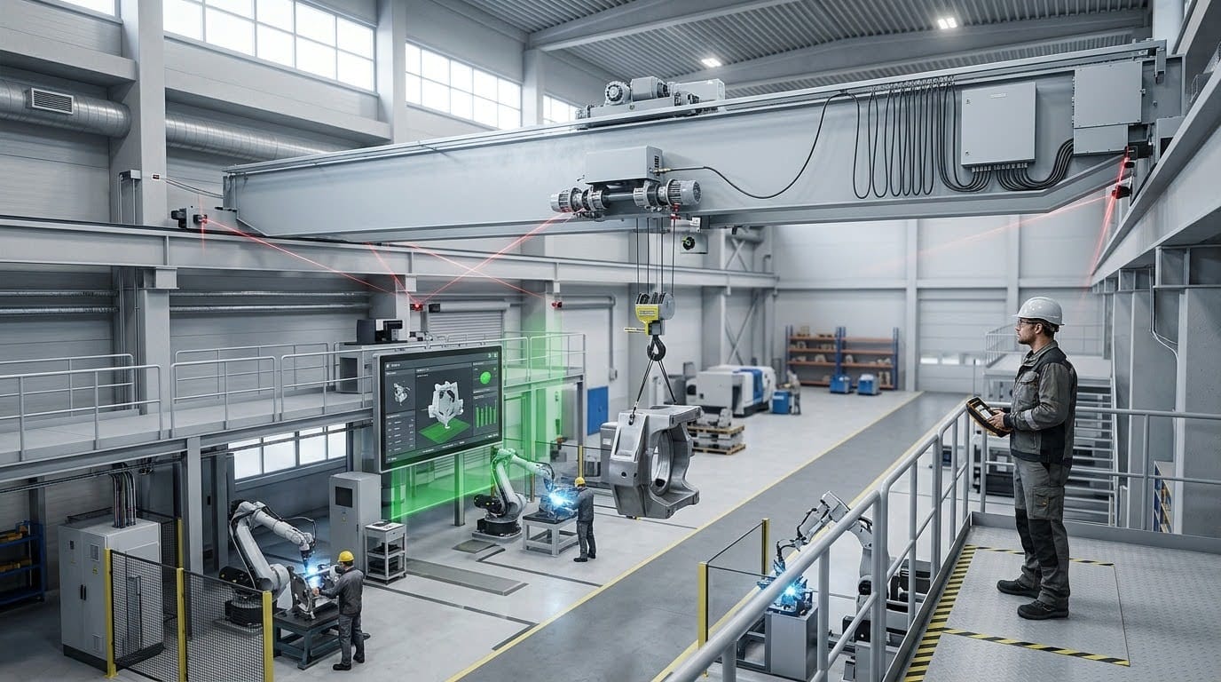 From Pendant to Autonomous: How Overhead Cranes Are Getting Smart Motion Control