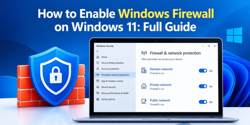 How to Enable Windows Firewall