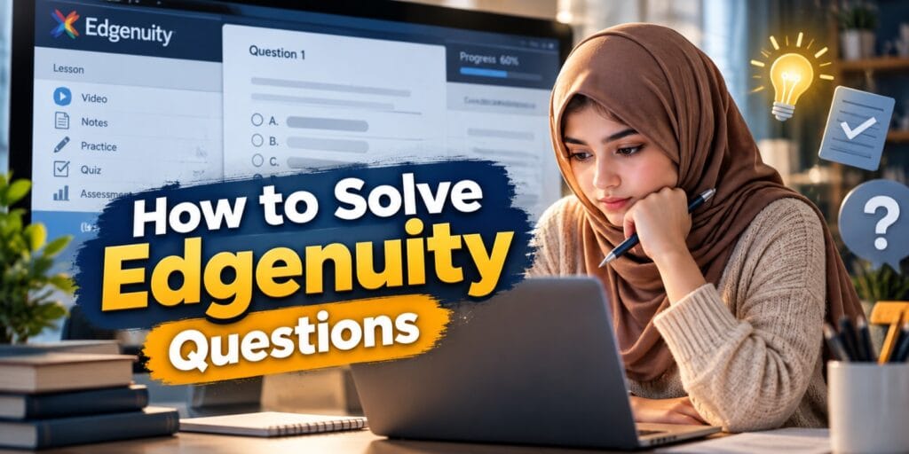 How to Solve Edgenuity Questions
