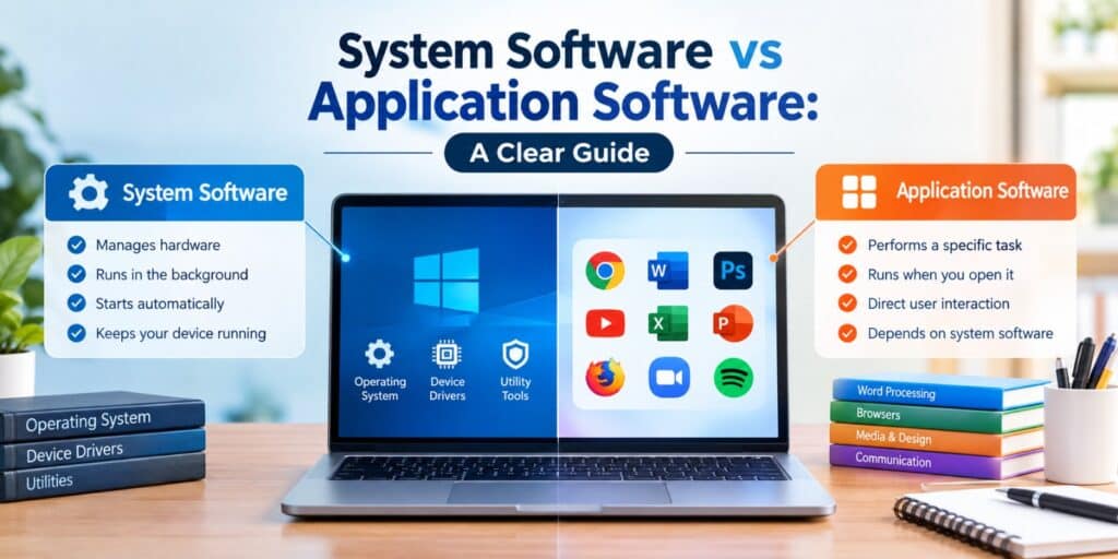 System Software vs Application Software