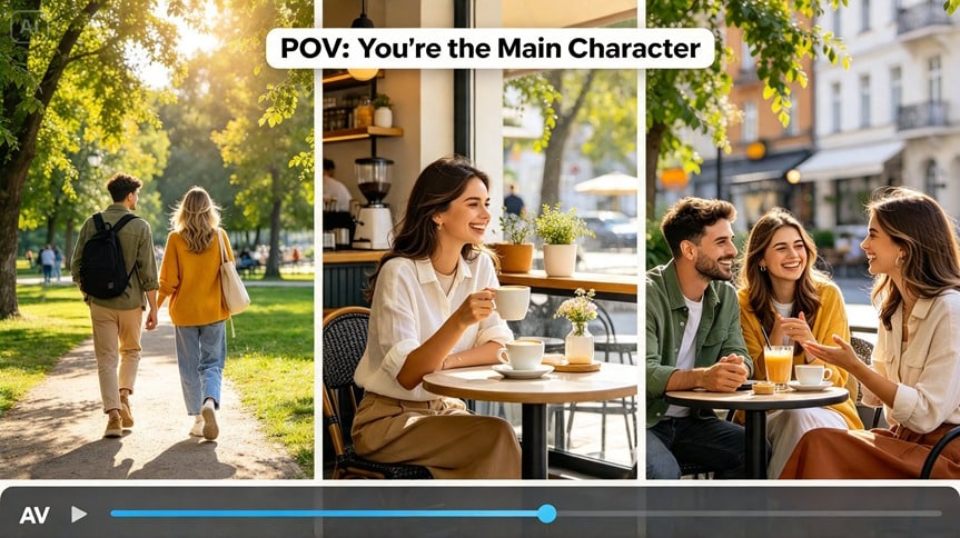 Create POV Youre the Main Character Lifestyle Videos