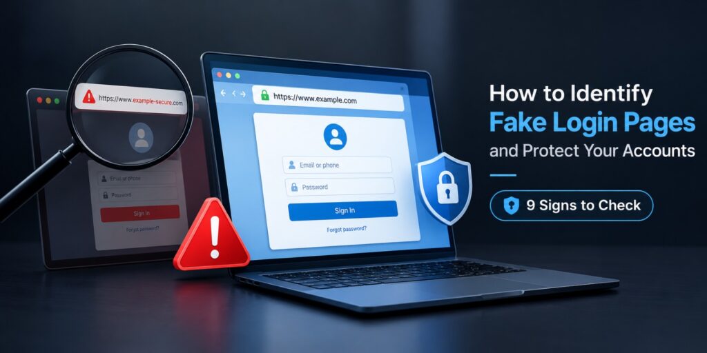 How to Identify Fake Login Pages